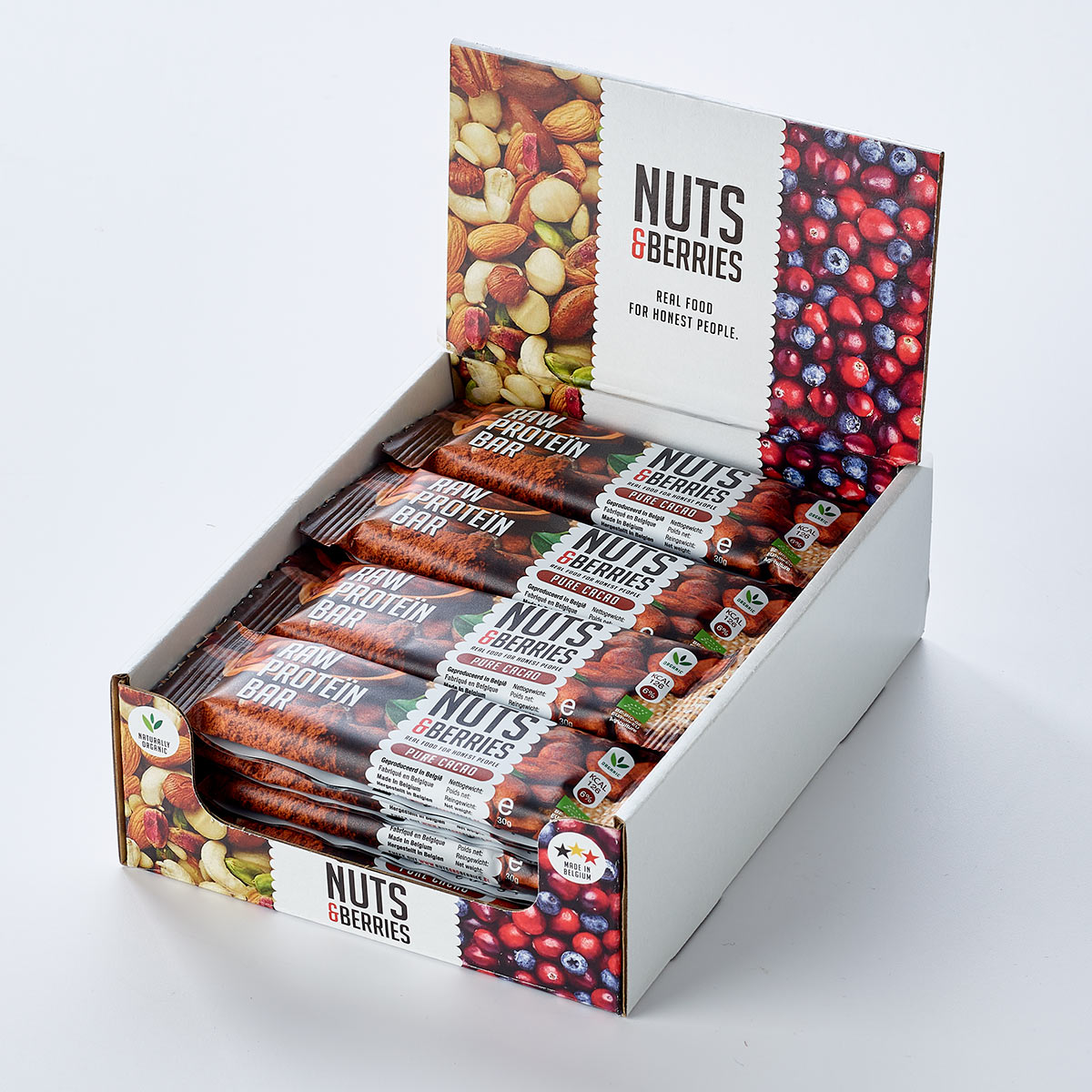 NUTS&BERRIES-Raw-Protein-Bar-Pure-Cacao-Box